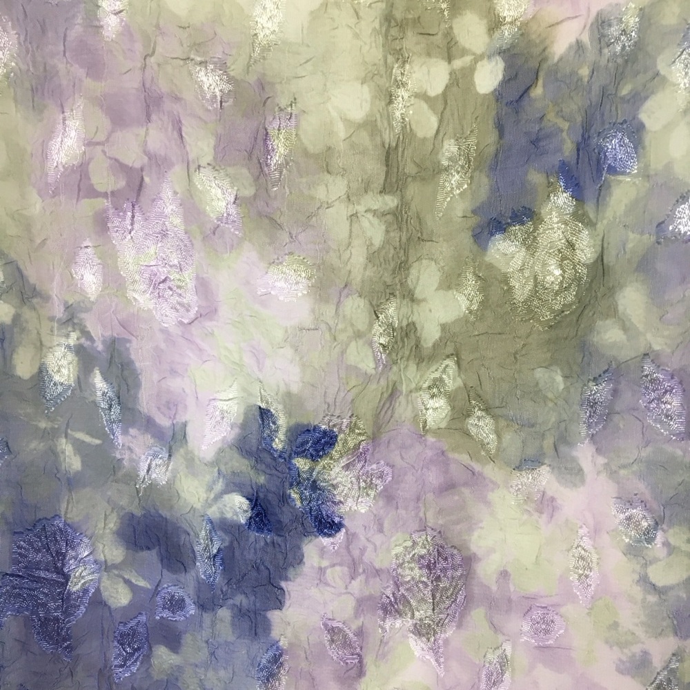 Watercolor Sheer Floral Fairycore Flowy Midi‎ Skirt - Picture 4 of 12